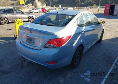 2014 Hyundai Accent Gls z USA, uszkodzony, nr VIN KMHCT4AE5EU694847